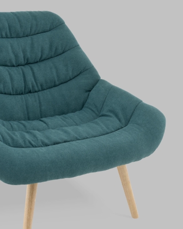 Кресло Олби Страйпс темно-бирюзовый