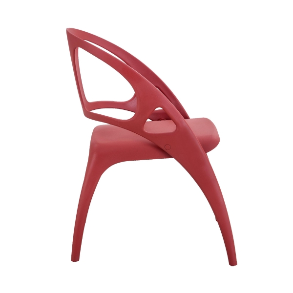 Стул складной Liara пластик бордо