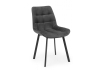Стул на металлокаркасе Челси 360 П темно-серый (zd 995), черный np