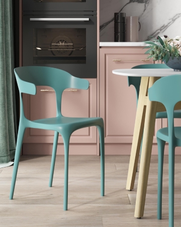 Стул Neo пластик темно-бирюзовый Стул Neo пластик темно-бирюзовый