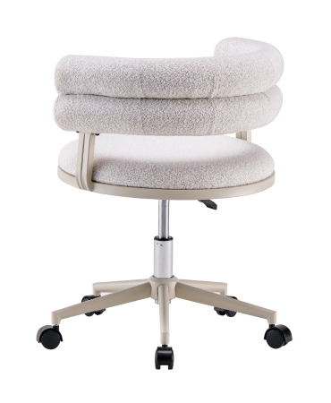 Кресло офисное Ponty светло-серое с серыми ножками