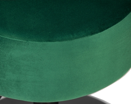 Пуф DANNY черный, зеленый велюр MJ9-88