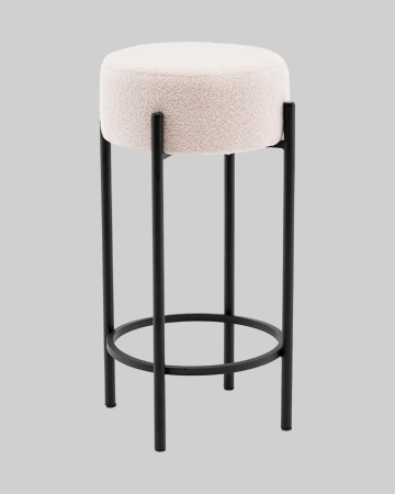 Стул барный Беккет букле бежевый