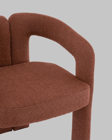 Стул Болинджер букле терракотовый
