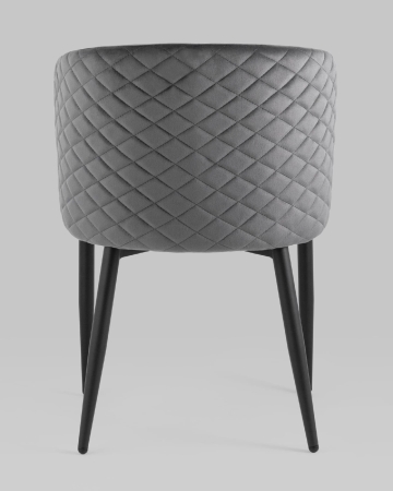 Стул Оскар велюр серый