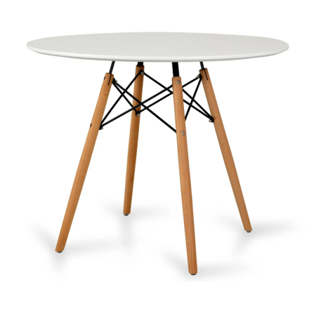 Стол Eames style 90 белый