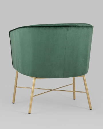 Кресло Шале велюр зеленый