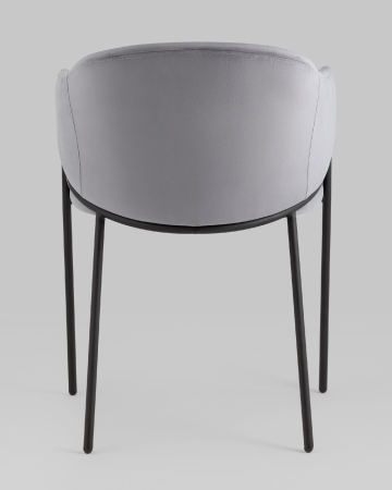 Стул Brace велюр серый