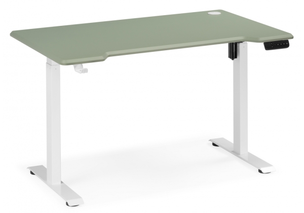 Компьютерный стол Маркос 120х75 зеленый, белый