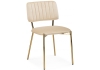 Стул на металлокаркасе Armond beige, gold