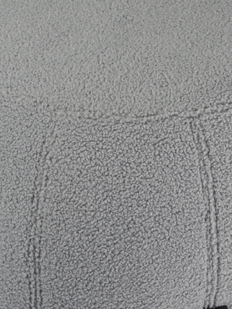 Пуф круглый Флойд серый экомех HUSH 994