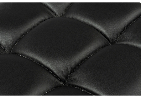 Барный стул Лофт экокожа d6, черный матовый