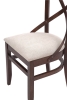 Стул "Hugo" темный тон, бежевый