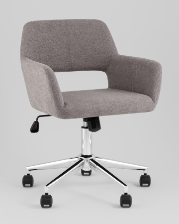 Стул офисный ROSS рогожка темно-серый