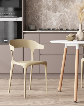 Стул Neo NEW пластик бежевый Стул Neo NEW пластик бежевый