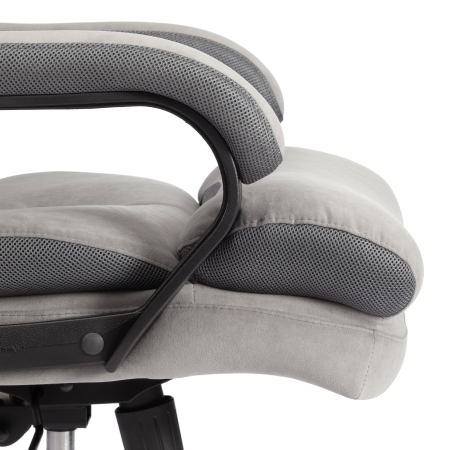 Кресло Duke metalBL светло-серое