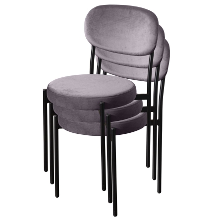 Стул Mason бархат светло-серый Стул Mason бархат светло-серый