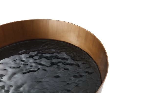 Стол журнальный ET6123 закаленное стекло/бронзовый