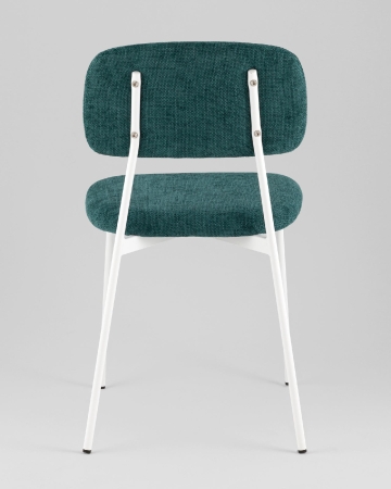Стул Chao темно-зеленый белые ножки 4 шт.