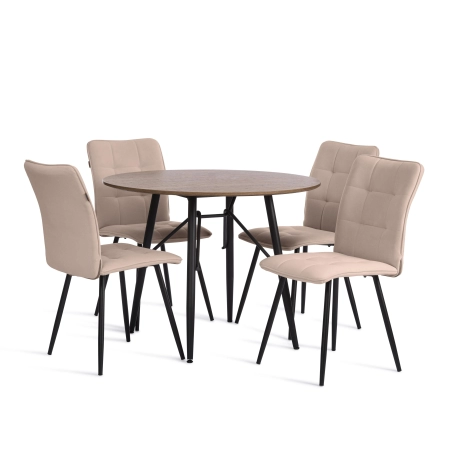 Стул обеденный Bari бежевый Стул обеденный Bari бежевый