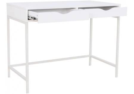 Компьютерный стол Дейл белый шелк