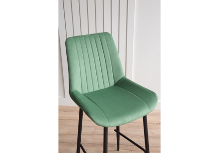 Барный стул Седа фисташковый (zd 651), черный