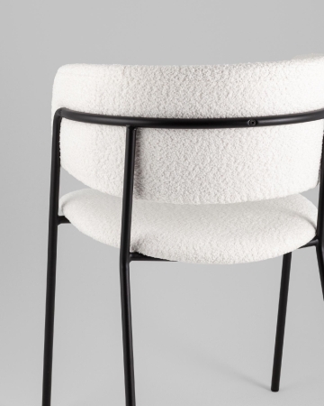 Кресло Нэлли New букле белый