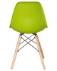 Стул обеденный LMZL-PP623 ножки светлый бук сиденья салатовый