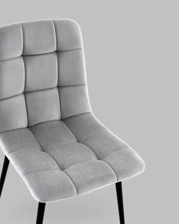 Стул Одди NEW велюр светло-серый