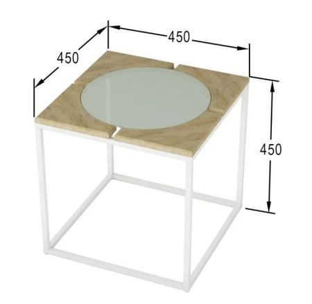 Стол журнальный "Трейн" дуб сонома