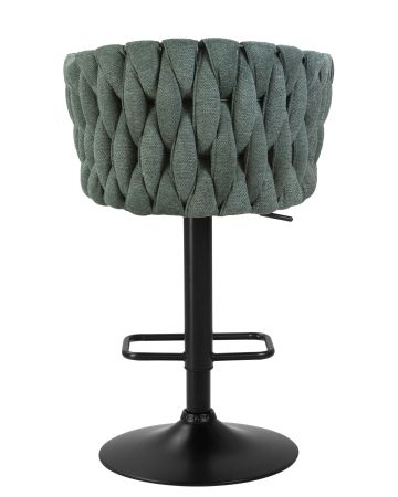 Стул барный LEON зеленая ткань LAR 275-23