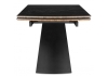 Керамический стол Симмонс 180(260)x90 shakespeare black, черный