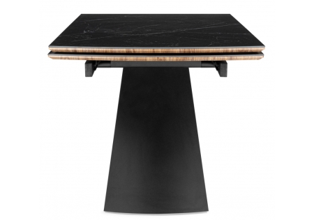 Керамический стол Симмонс 180(260)x90 shakespeare black, черный