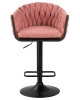 Стул барный LEON розовая ткань LAR 275-10