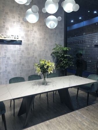 Стол IVAR 180 MARBLES KL-99 белый мрамор итальянская керамика