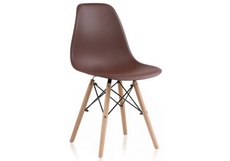 Стул деревянный Eames PC-015 brown