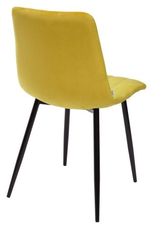Стул DUBLIN G108-22 золотая осина велюр, черный каркас