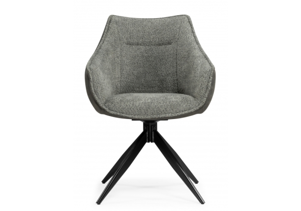 Стул на металлокаркасе Kansas серый, graphite серый, черный