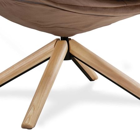 Кресло DС-1565C коричневый HE510-24B и серый