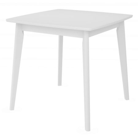 Стол Marcel 80x80х76см, белый, белый