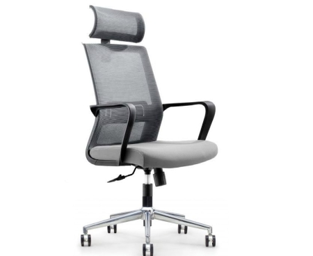 Компьютерное кресло Интер Серый/Хром