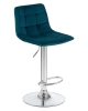 Набор 2 шт Стул барный TAILOR, морской волны велюр (MJ9-99)