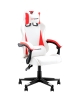 Кресло спортивное Phantom TopChairs бело-красный