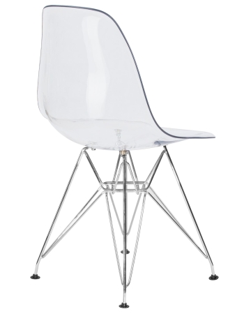 Набор 4 шт Стул обеденный DSR CASPER, ножки хром прозрачный