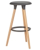 Табурет барный ROYCE ножки светлый бук, темно-серый GR-04 Табурет барный ROYCE ножки светлый бук, темно-серый GR-04
