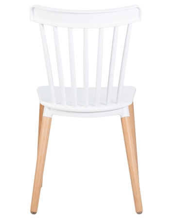 Набор 4 шт Стул обеденный THEO, ножки светлый бук белый (W-02)