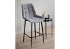 Барный стул Челси 360 светло-серый (zd 960), черный np