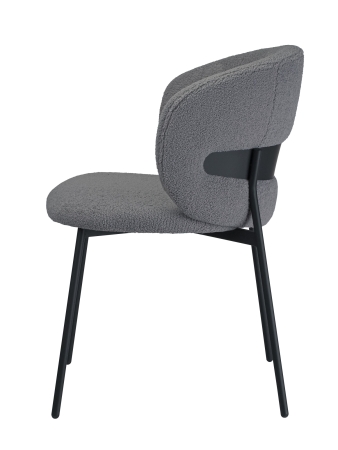 Стул для кухни SOLIS серый экомех HUSH 994