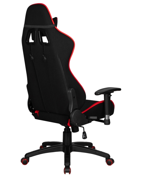 Кресло игровое DALLAS черно-красная ткань