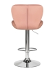 Стул барный BARNY пудрово-розовый велюр MJ9-32